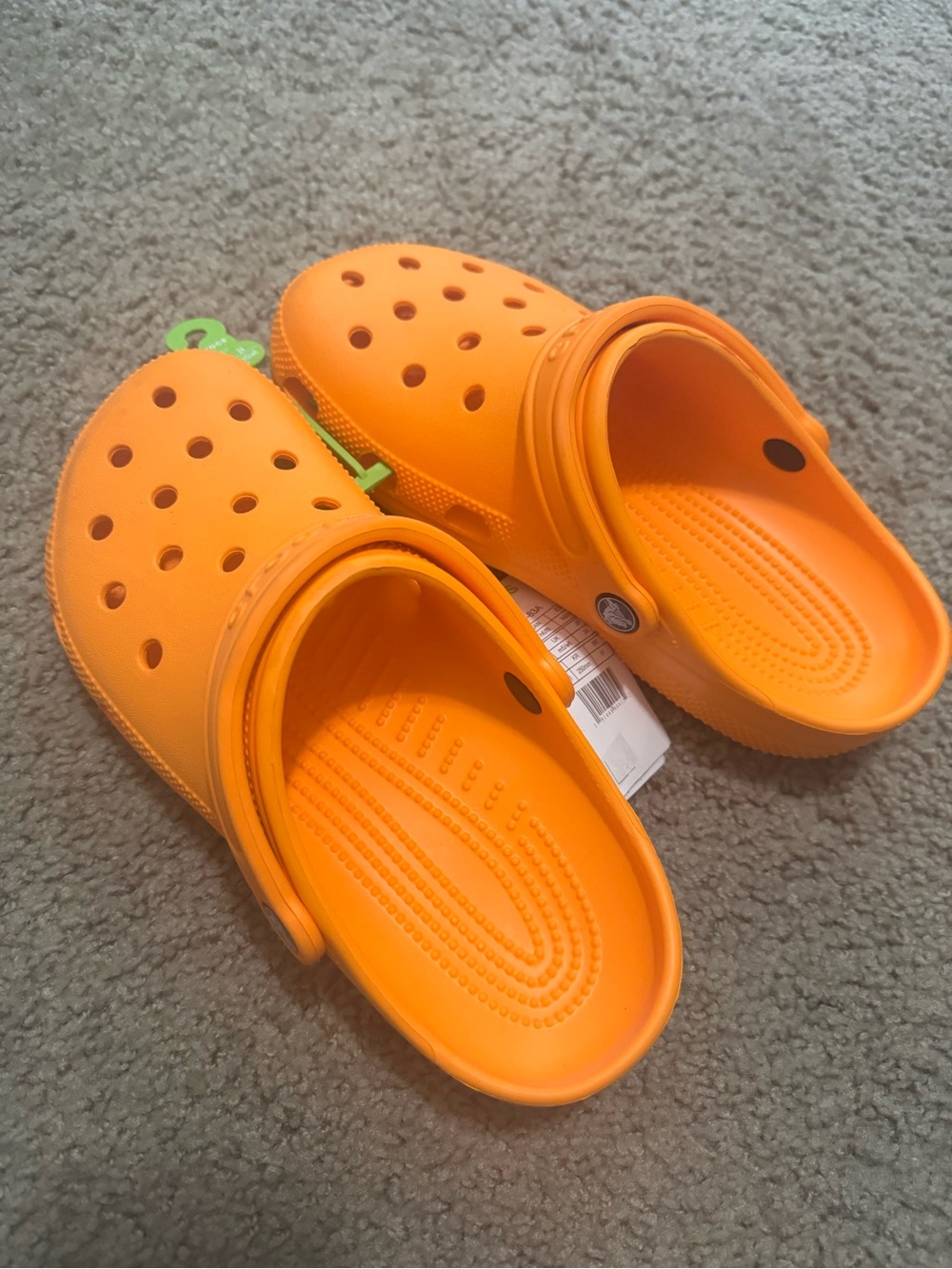 New Orange Classic Crocs